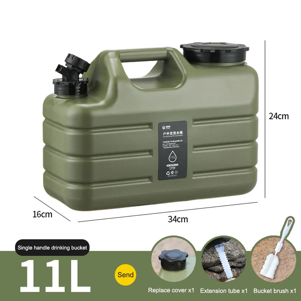 Unverzichtbarer 12L Trinkwasserbehälter für Camping, Wandern und alle Outdoor-Aktivitäten.