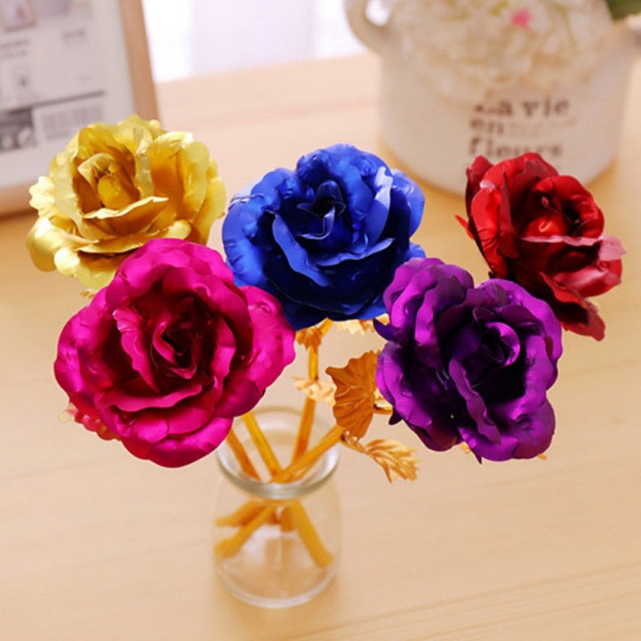 Einzigartiges Geschenk: 24k vergoldete Rose, Luxus für Geburtstag oder besondere Anlässe.