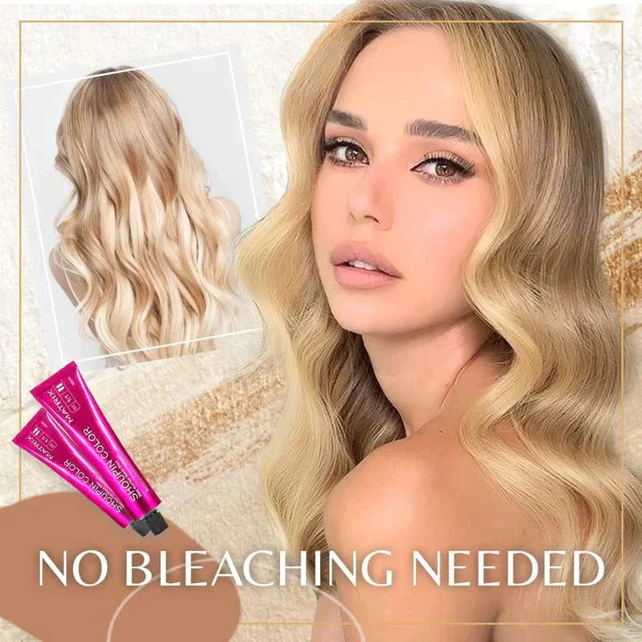 Ammoniakfreies 2in1 Haarfarbshampoo für langanhaltende Farbe, Glanz & Schutz der Haarstruktur.