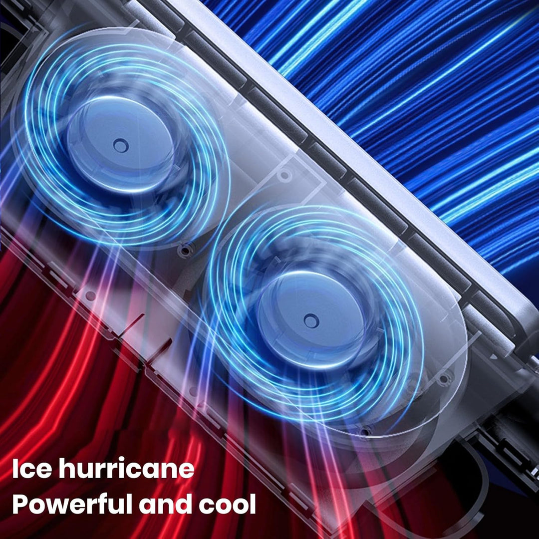 Auto USB Ventilator mit 3 Geschwindigkeiten und Kopfstützenbefestigung. Bietet Kühlung und Komfort im Fahrzeug.