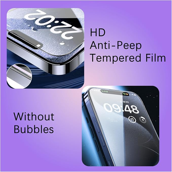 Robuster iPhone Panzerglas-Schutz: 3-in-1 Kratzschutz, stoßfest & Anti-Fingerprint.