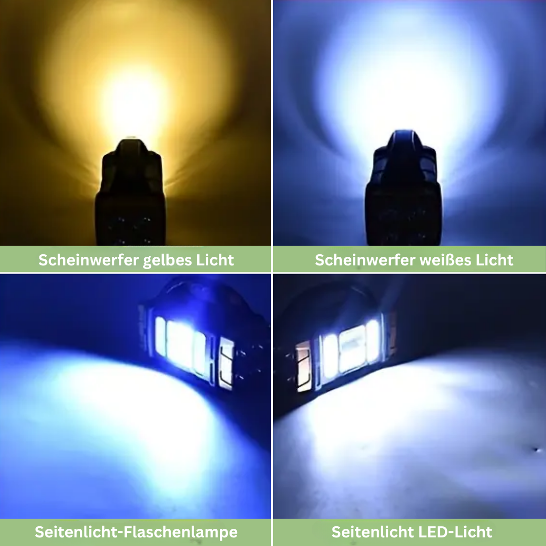 Unisex Solartaschenlampe. Zuverlässige 3-in-1 LED-Notfalllampe mit Powerbank und Solarladung für alle Abenteuer.