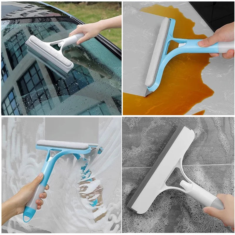Ein perfekt gereinigtes Fenster, streifenfrei dank des vielseitigen 3-in-1 Spiegel- & Fensterreinigers.