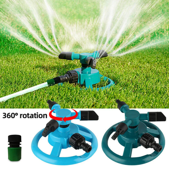 360° Rasensprenger für effiziente Gartenbewässerung. Robustes ABS-Kunststoff-Modell für Rasen & Grünflächen.