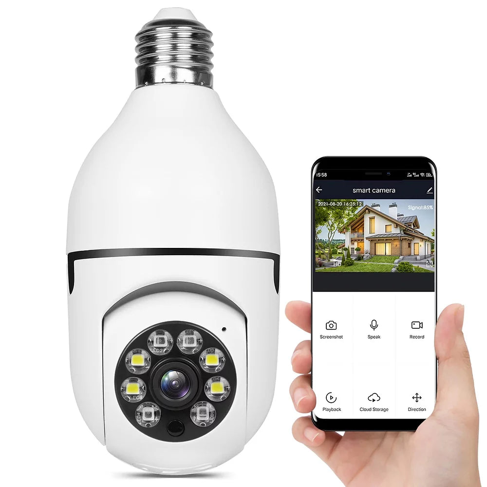 360° WLAN IP-Kamera mit Full HD für umfassende Haussicherheit und Nachtsicht.