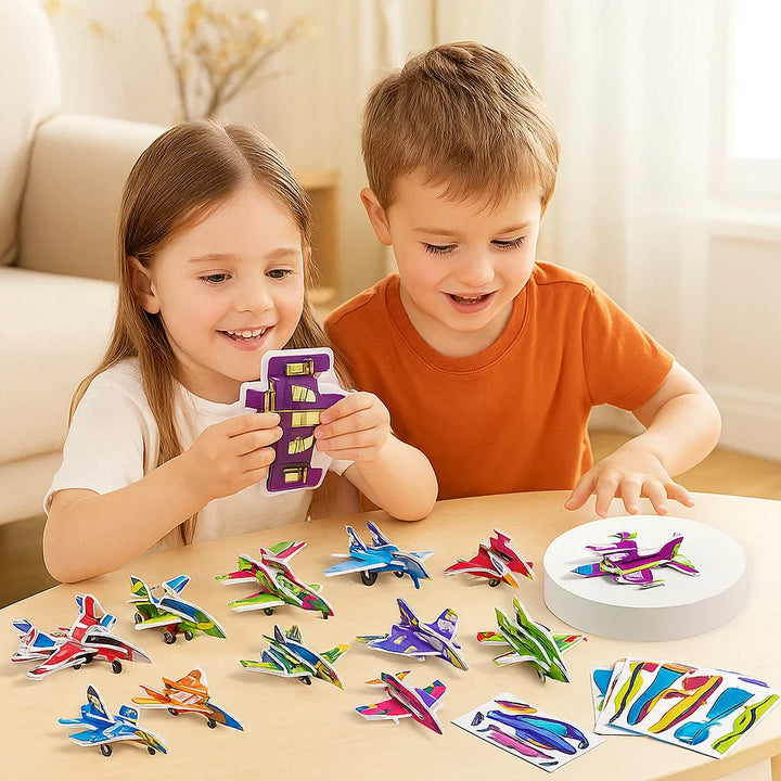 Ideales 3D Lernpuzzle Geschenk für Kinder. Kreativität & Entwicklung mit bunten Schaumstoff-Dinos.