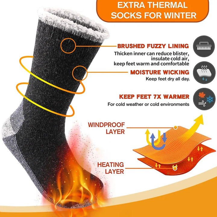 Bequeme Herren Outdoor-Socken, mittel-lang, ideal als Geschenk für Männer im Winter.