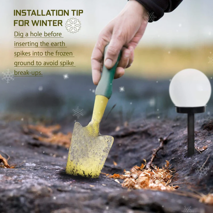 Vielseitige Solar Gartenlampen im 3er-Set; wasserdichte LED-Wegeleuchten schaffen stilvolle Akzente im Garten.