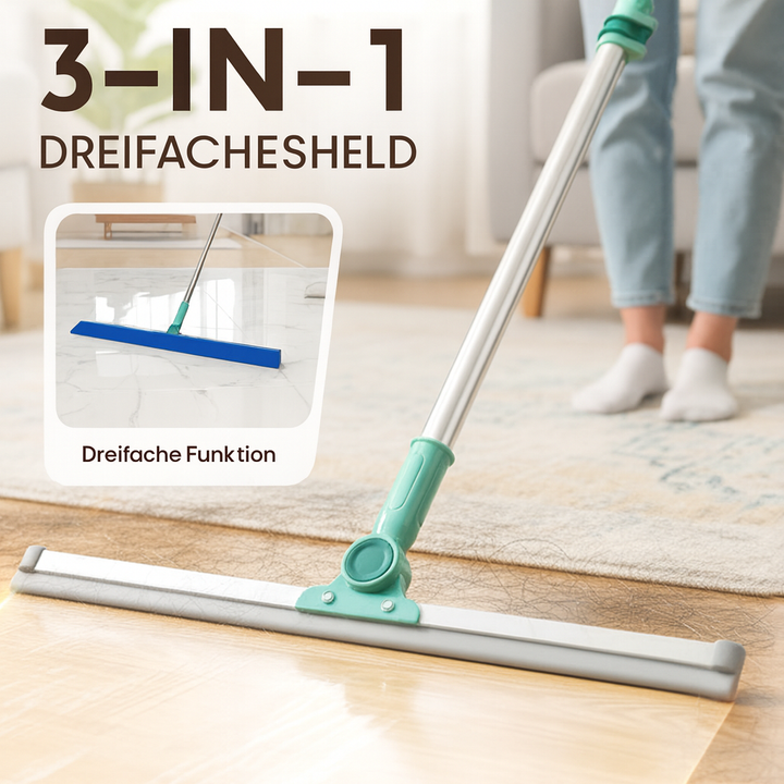 3in1 FlexWisch Bodenwischer für streifenfreie Sauberkeit; ideal für alle Böden im Haushalt.