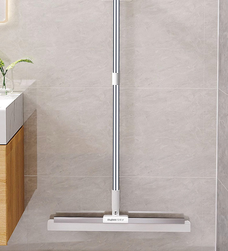 Kratzfreier 40cm Silikon-Schaber und Bodenwischer für Fliesen, Glas und glatte Oberflächen, hygienische Reinigung.