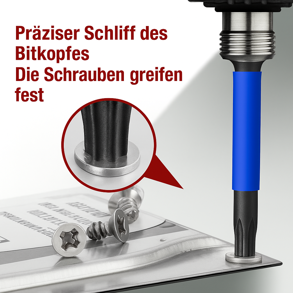 Präzises 46-teiliges magnetisches Schrauber-Set; universelle Bits und Steckschlüssel steigern die Arbeitseffizienz für Profis.