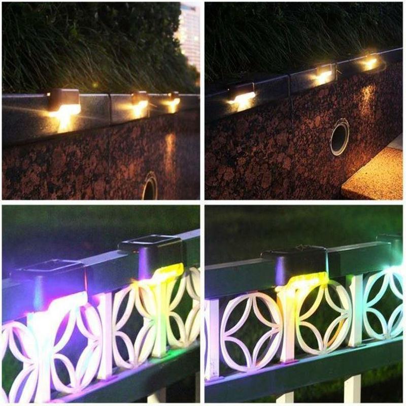Langlebige Solar-Außenleuchten im 4er-Set. Wasserdichte Treppenbeleuchtung für Garten & Stufen.