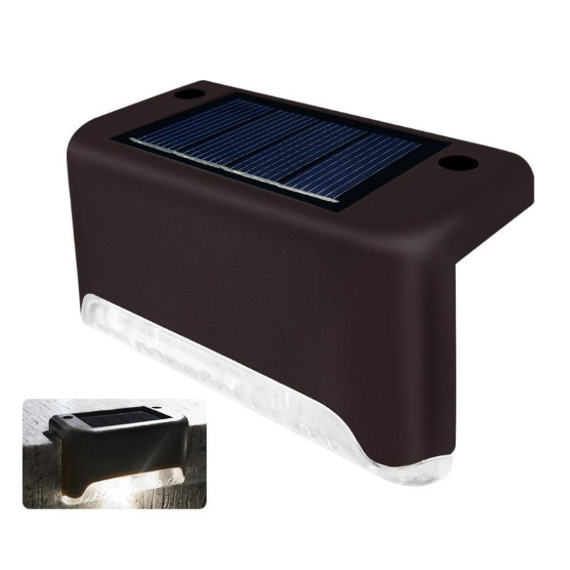 Wasserdichte Solarleuchten für Treppen. 4er-Set Solarlampen für Garten, Wege & Außenbereich.