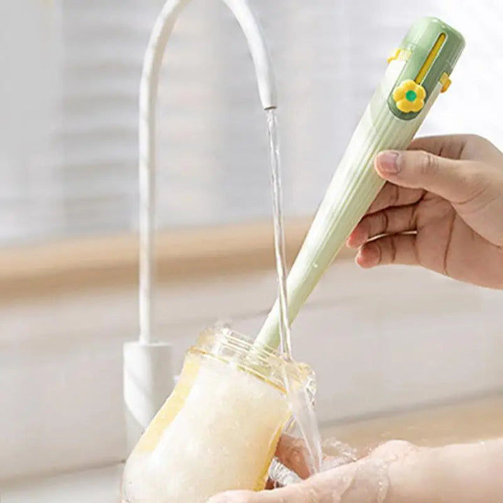 Effizientes 5-in-1 Reinigungsset für die Küche: Flaschenbürste, Gläserreiniger & mehr für jeden Haushalt.