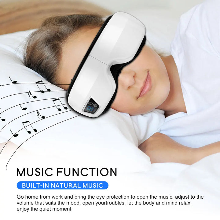 Smartes Augenmassagegerät mit Bluetooth-Konnektivität, ideal für Wellness und Augenpflege.