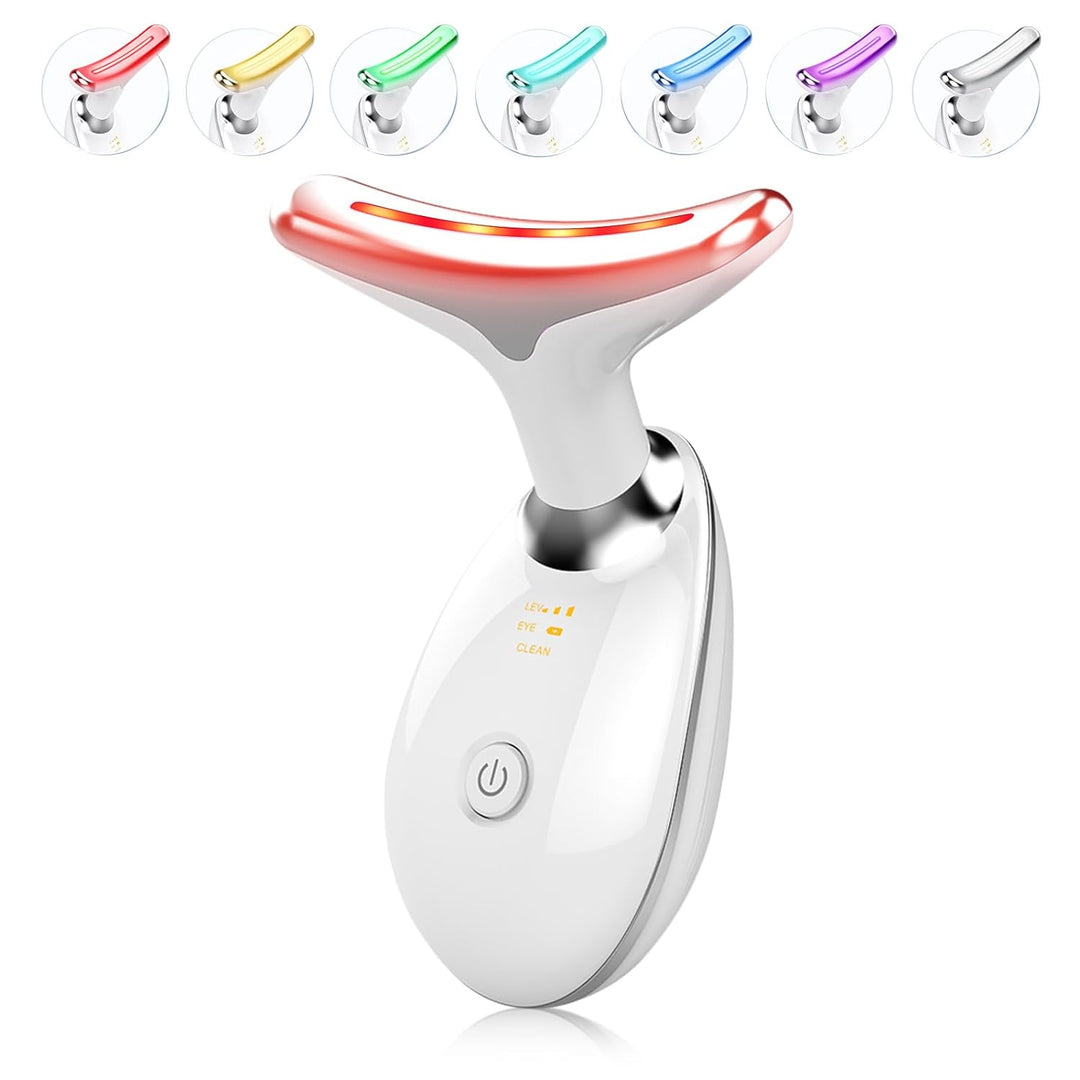 7-Farben LED Gesichts-Massager für strahlende, verjüngte Haut. Ideal für Anti-Aging und Hautstraffung zu Hause.