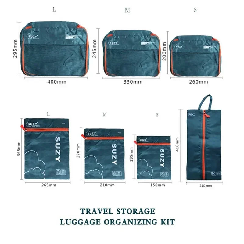 Gepäck-Organisation leicht gemacht: wasserabweisende Koffer-Taschen & Packwürfel für Urlaub & Business-Trips.