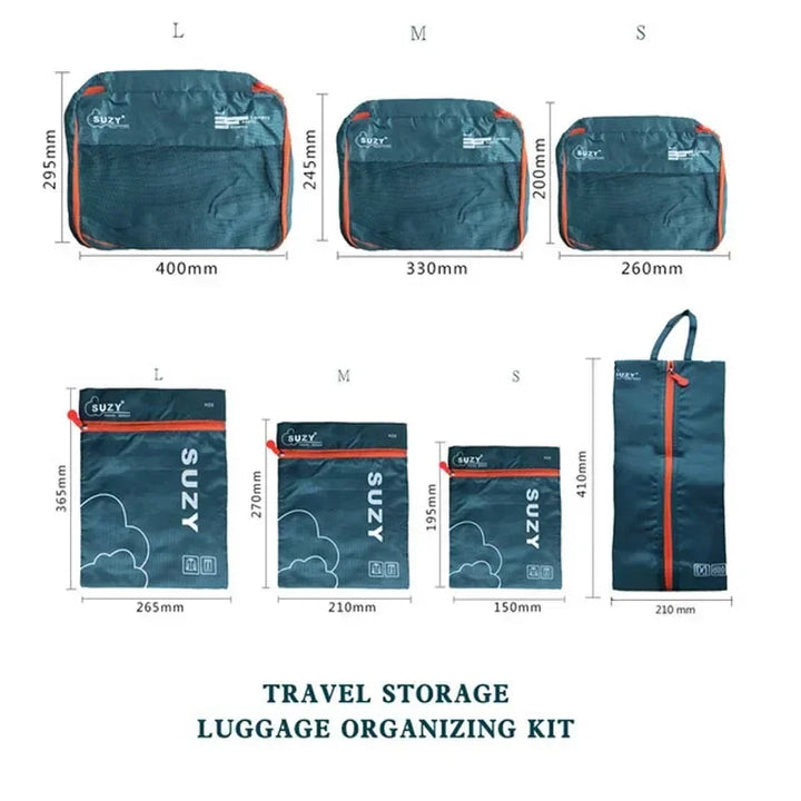 Gepäck-Organisation leicht gemacht: wasserabweisende Koffer-Taschen & Packwürfel für Urlaub & Business-Trips.
