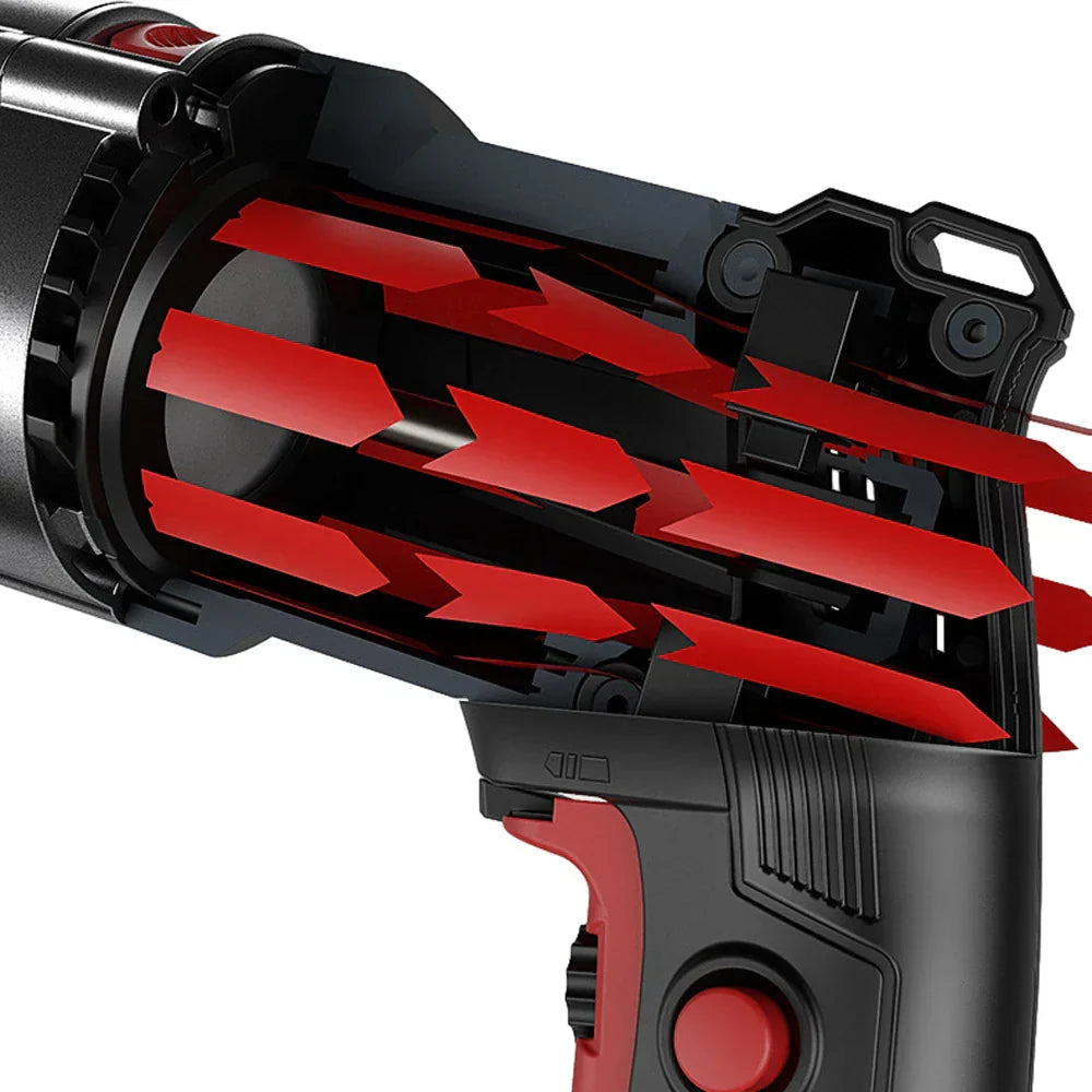 DrillForce 780W Elektro Schlagbohrmaschine mit variabler Geschwindigkeit, unverzichtbar für Bau & Renovierung.