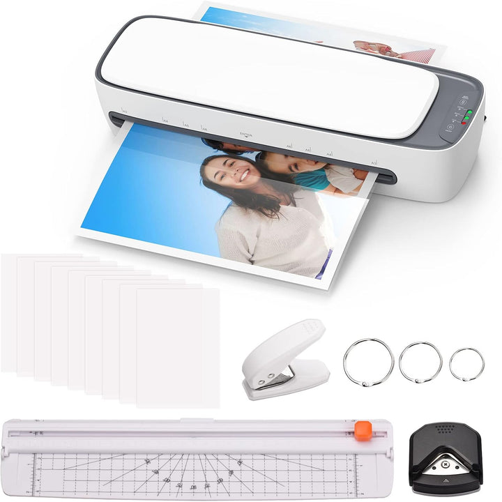 Kompaktes A3 Desktop-Laminiergerät für Heiß- & Kaltlaminierung. Ideal für Büro- & Schulbedarf.