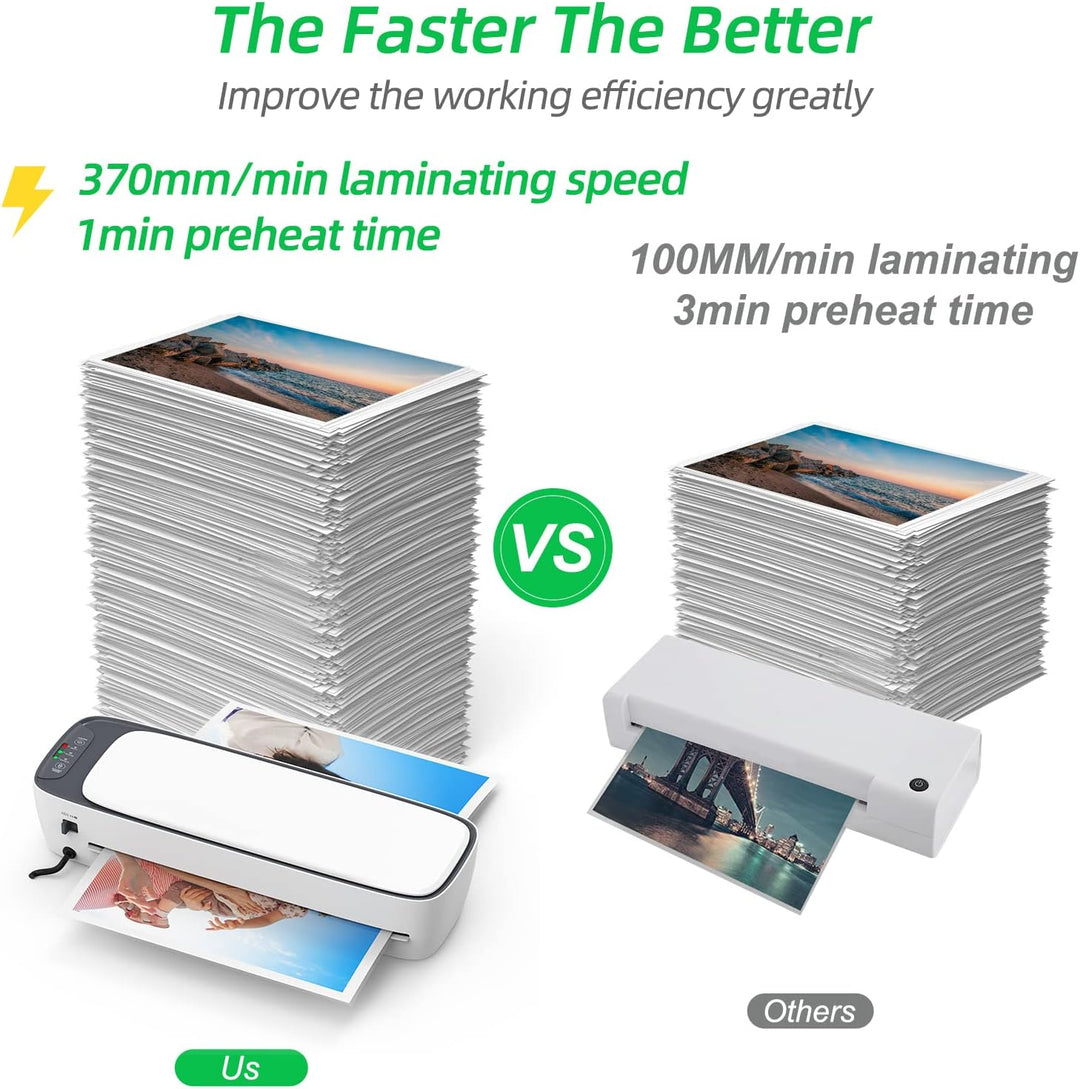Lexaro A3 Desktop-Laminiergerät-Set: Heiß- & Kaltlamination, 6-in-1-Funktionen für Dokumente.