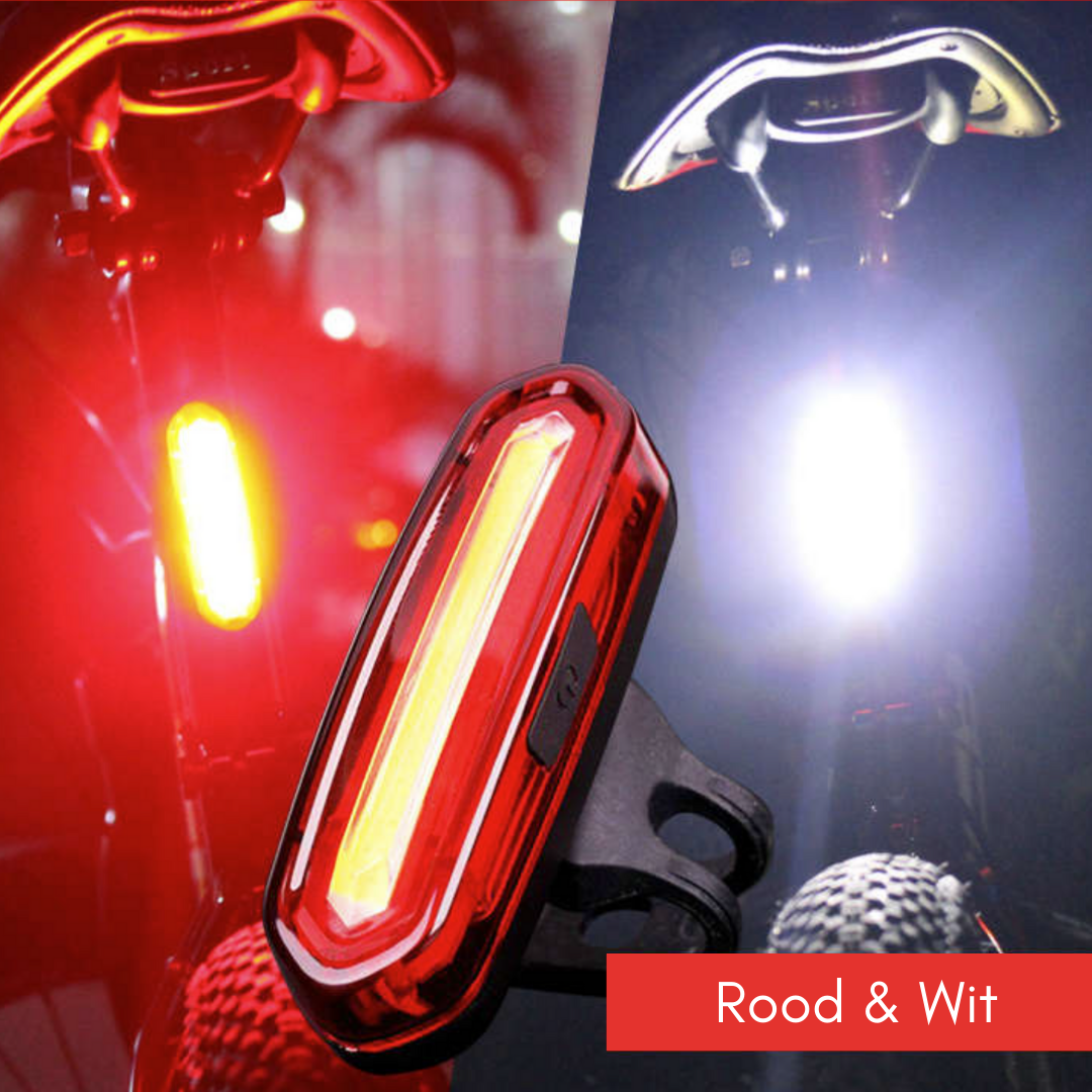Kompaktes, abnehmbares & wiederaufladbares LED-Rücklicht, perfekte Fahrradbeleuchtung für jede Tour.