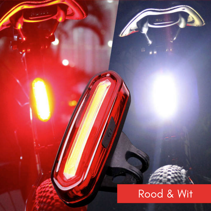 Kompaktes, abnehmbares & wiederaufladbares LED-Rücklicht, perfekte Fahrradbeleuchtung für jede Tour.