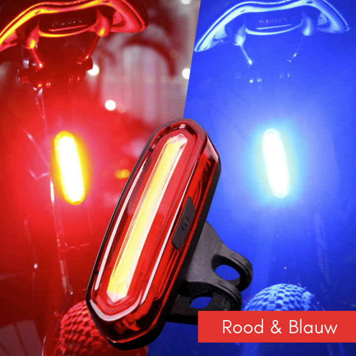 Wasserdichtes, wiederaufladbares LED-Fahrradrücklicht für Sicherheit bei jedem Wetter und Outdoor-Aktivitäten.