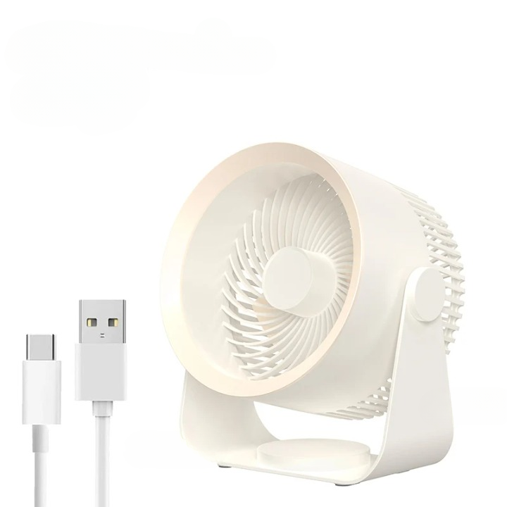 Tragbarer AirFlex Akku-Ventilator für den Sommer, kühle Luft überall, mit 4000mAh.