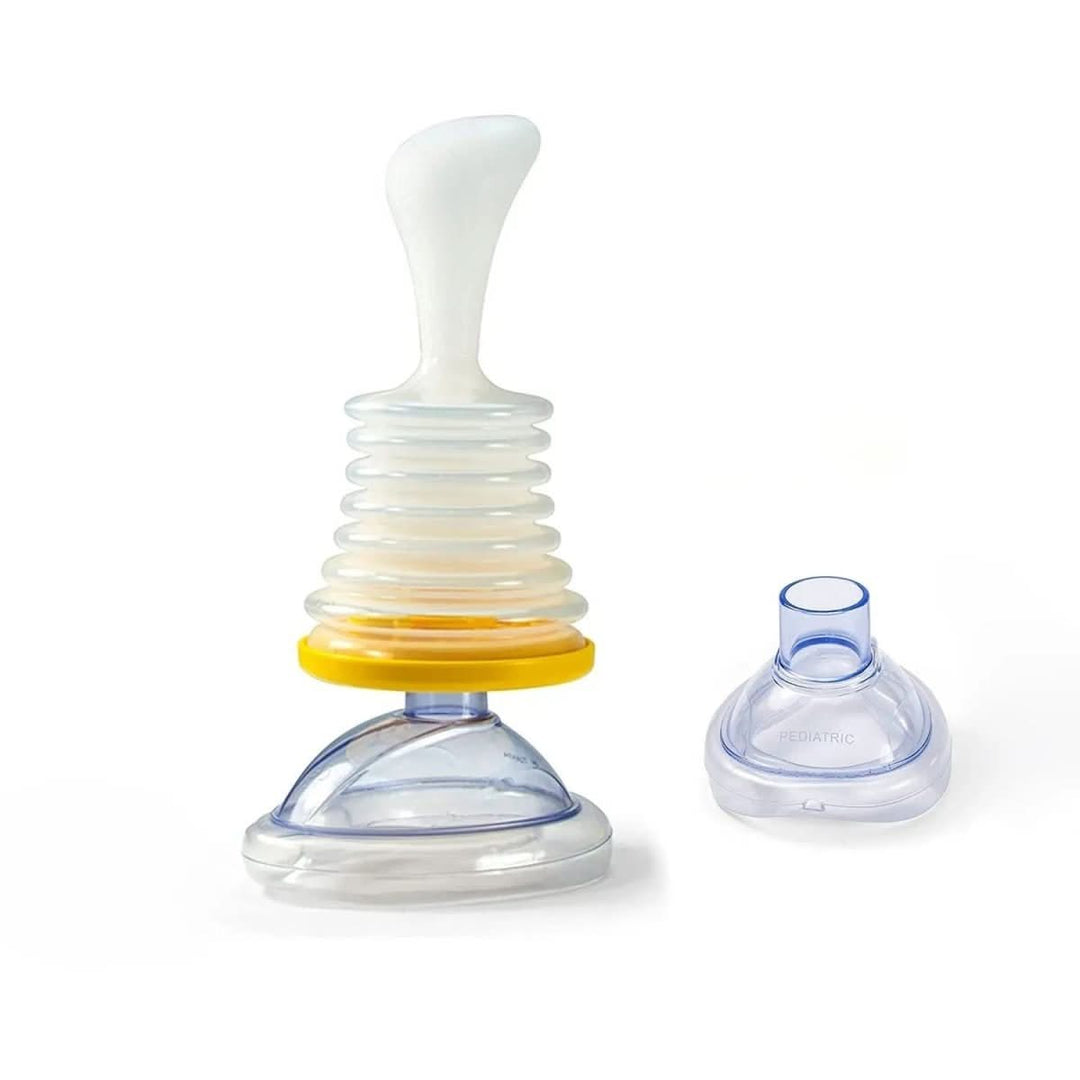 Kompaktes, tragbares AirSafe Pro Anti-Erstickungsgerät für schnelle Erste-Hilfe zuhause & unterwegs.