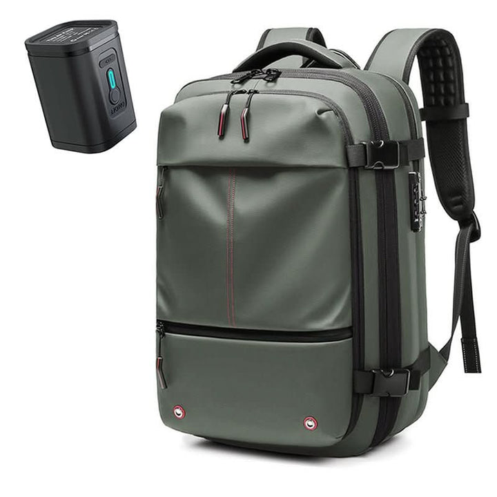 Platzsparender AIRTRAIL Rucksack, zusammenfaltbar für einfache Lagerung & Transport.