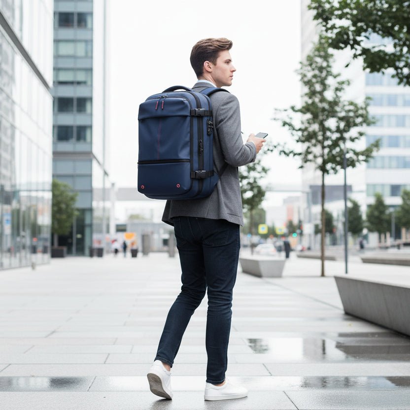 AIRTRAIL Laptop Rucksack mit gepolstertem Fach, ideal für Studenten, Büro & Businessreisen.