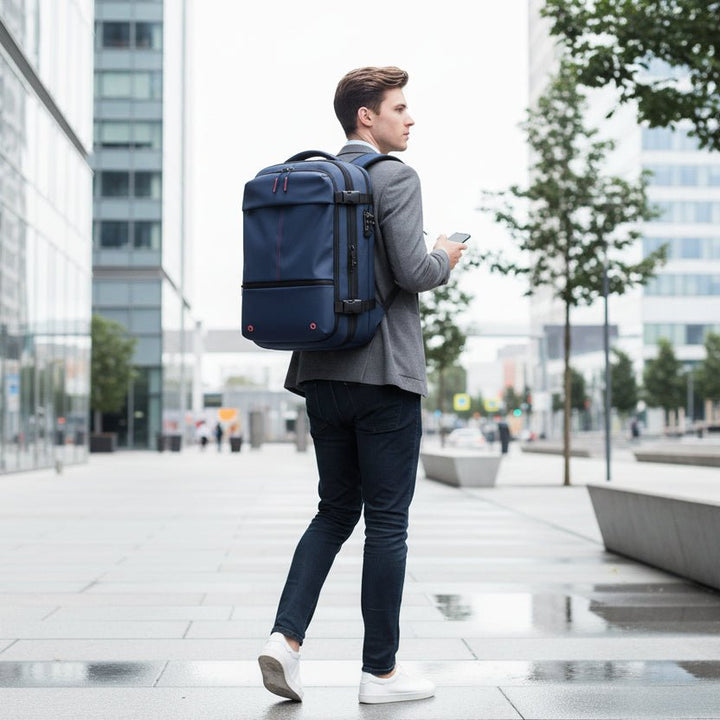 AIRTRAIL Laptop Rucksack mit gepolstertem Fach, ideal für Studenten, Büro & Businessreisen.