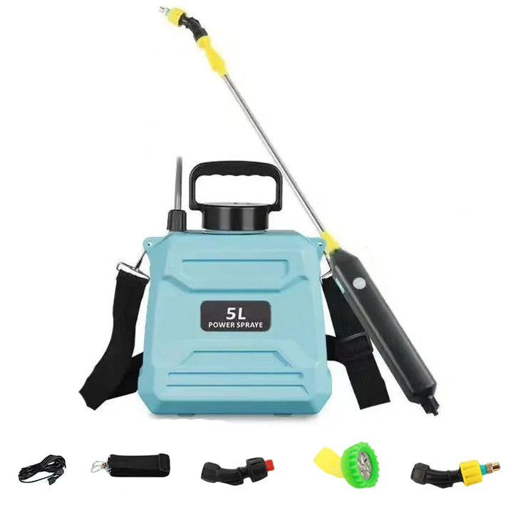 Vielseitiger Akku-Drucksprüher 5L für Garten, Pflanzenpflege & Reinigung. Praktische Sprühflasche.