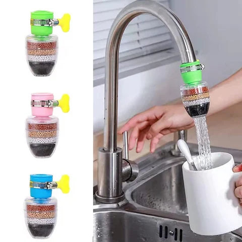 Aktivkohle-Wasserfilter für sauberes, gesundes Trinkwasser direkt aus dem Wasserhahn in Ihrer Küche.