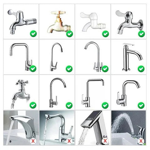 Einfach zu installierender Hahnfilter mit Aktivkohle für umweltfreundliches, gefiltertes Trinkwasser in der Küche.
