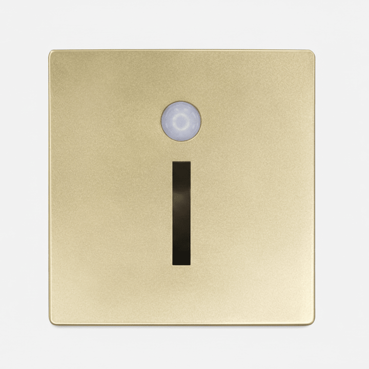 Zeitgemäße ALUMI GLOW Wandleuchte. LED-Technologie, Bewegungssensor und hochwertiges Aluminium für Flurlicht.