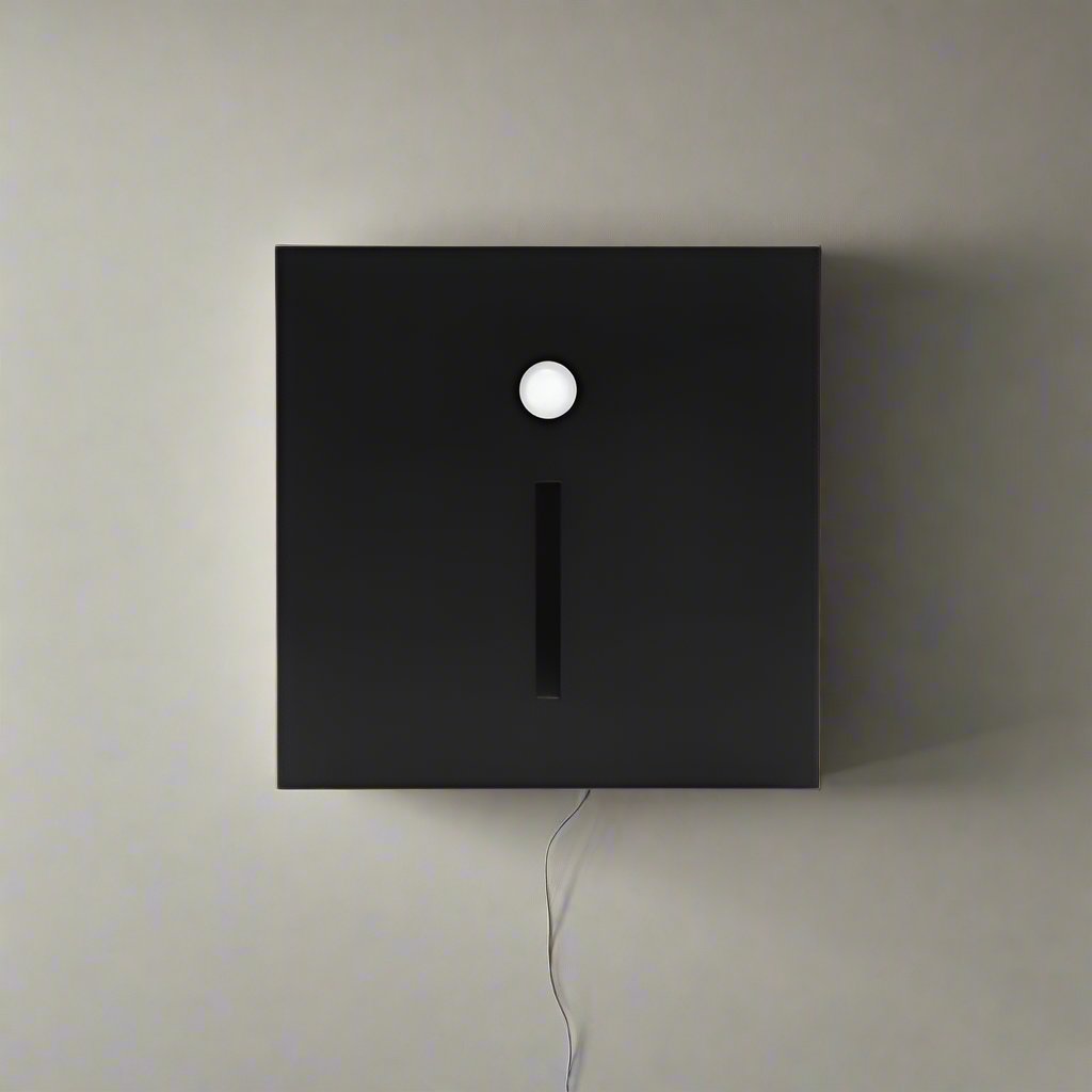 Energiesparende LED-Beleuchtung: ALUMI GLOW Wandlampe mit Bewegungssensor aus robustem Aluminium für Zuhause.