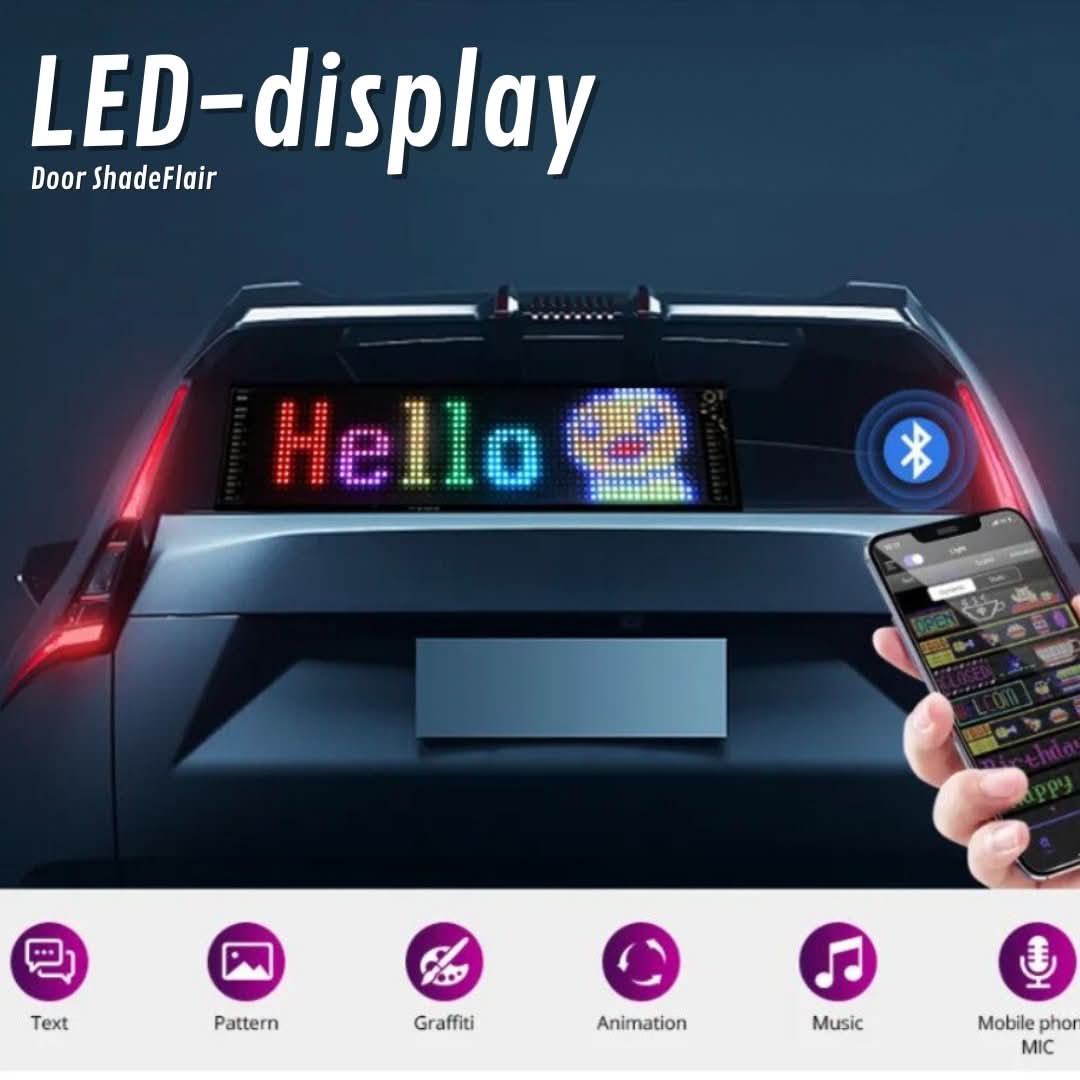 Vielseitiges LED-Display für mobile Werbung, Textanzeigen und digitale Werbetafeln; anpassbar für Geschäfte & Events.