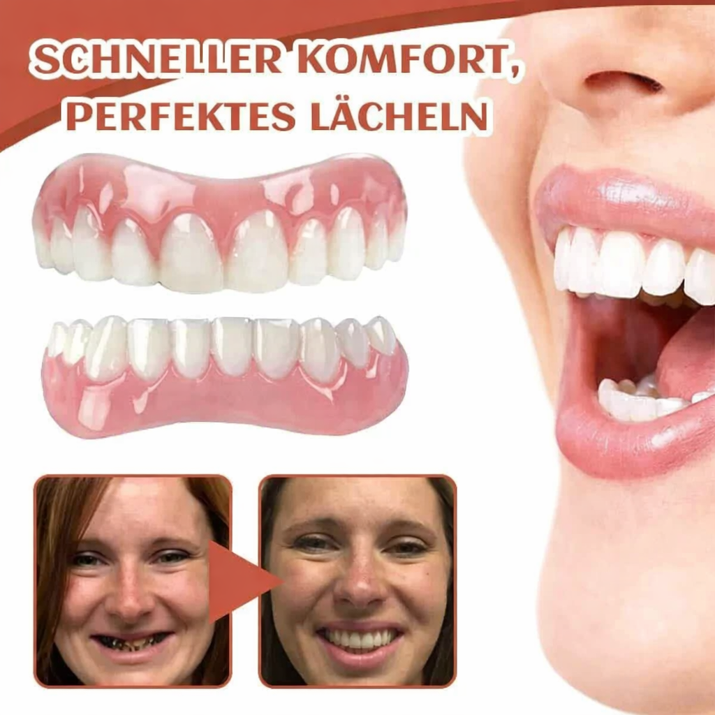 Rutschfestes Silikonpolster für Zahnersatz. Erhöht Tragekomfort, sorgt für sicheren Halt & verbessert Mundgesundheit.