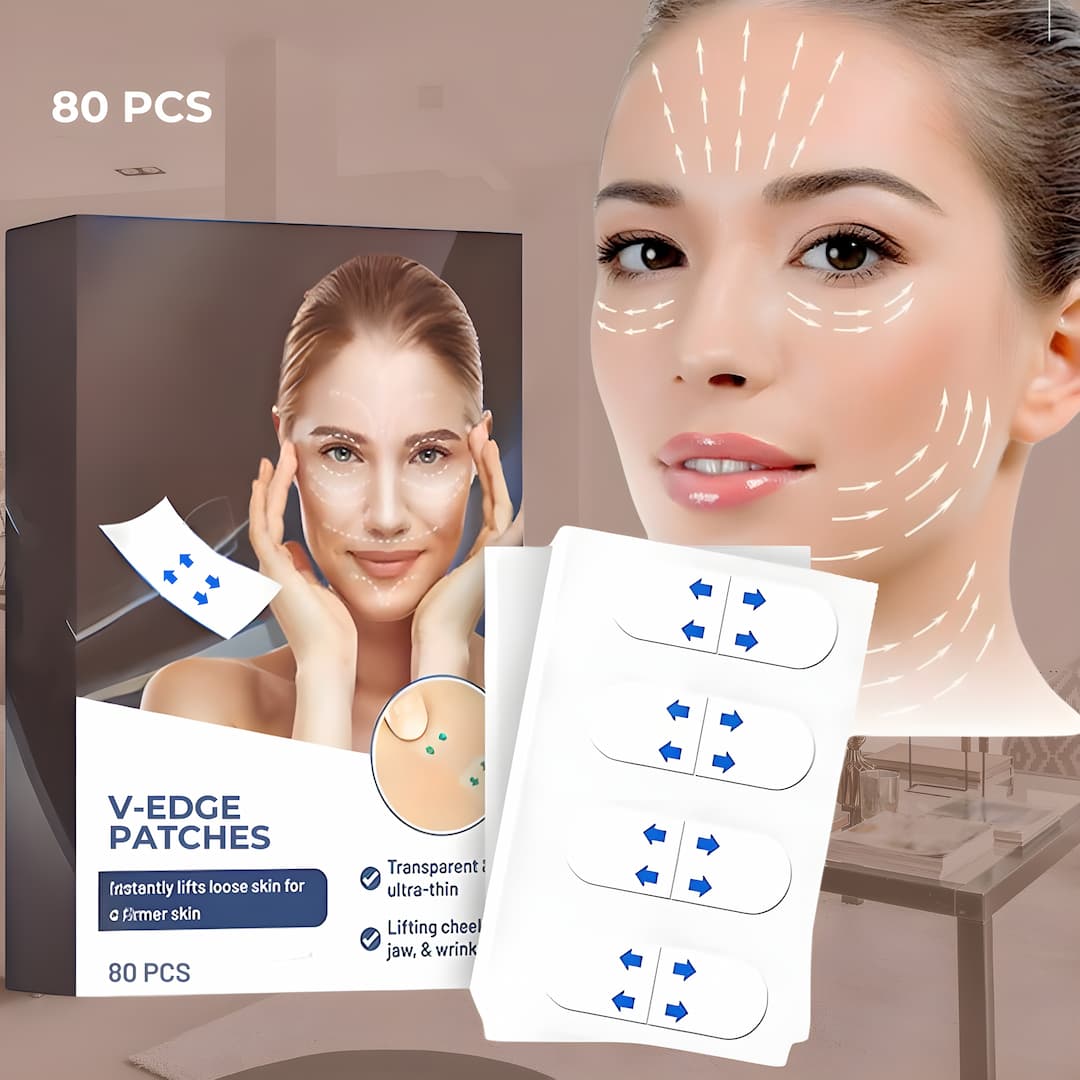 Anti-Aging StraffPflaster für Faltenreduktion. Unsichtbare Gesichtspflege für jugendliche Hautstraffung.
