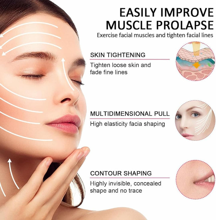 Anti-Aging Gesichtsstraffungs-Pflaster: Faltenreduktion, Hautstraffung. Für ein unsichtbares, jugendliches Lifting.