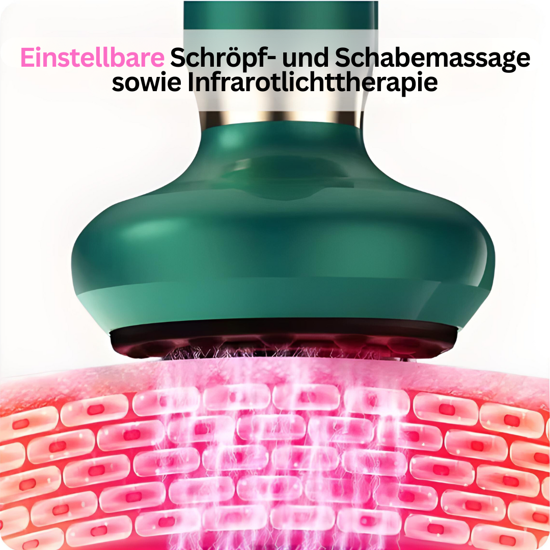 Dieses Anti-Cellulite-Gerät nutzt Cupping und Infrarot für effektive Hautstraffung und Körperpflege.