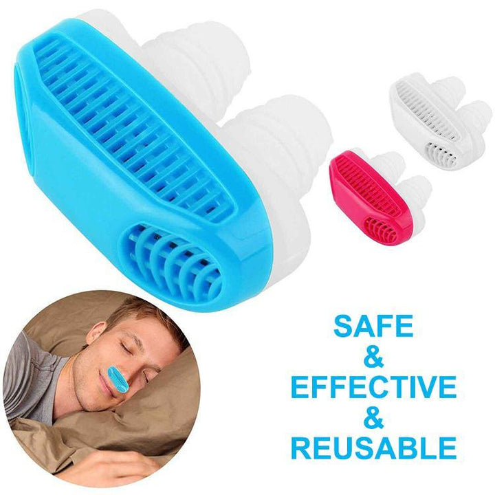 Kompaktes Micro CPAP Anti-Schnarch Gerät für tieferen, gesunden Schlaf. Mit PM25 Filter für reine Atemluft.