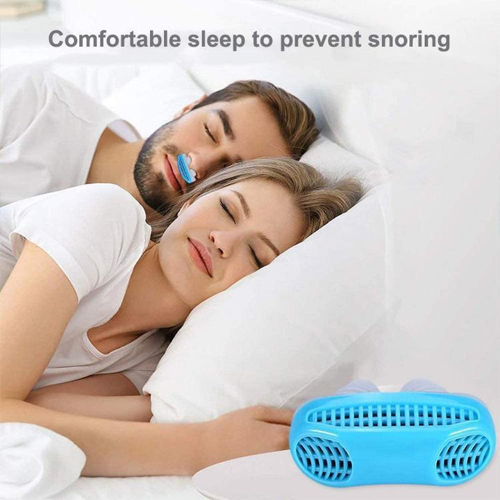 Erholsamer Schlaf dank Anti-Schnarch Atemhilfe. Das Micro CPAP Gerät reduziert Schnarchen & fördert Nachtruhe.