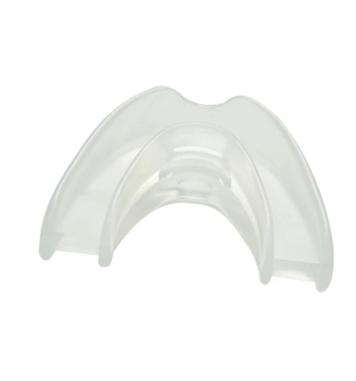 Hygienischer Anti-Schnarch Mundschutz aus Silikon. Effektiver Zahnschutz bei Bruxismus für erholsame Nächte.