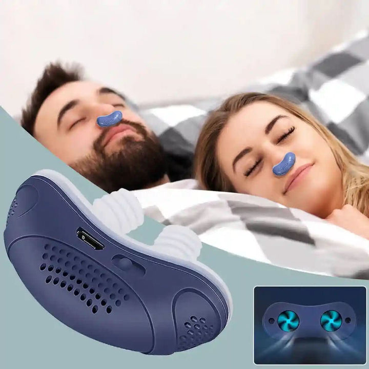 USB-aufladbares Anti-Schnarch Nasengerät zur Reduzierung von Schnarchen und Förderung der Atemhilfe.