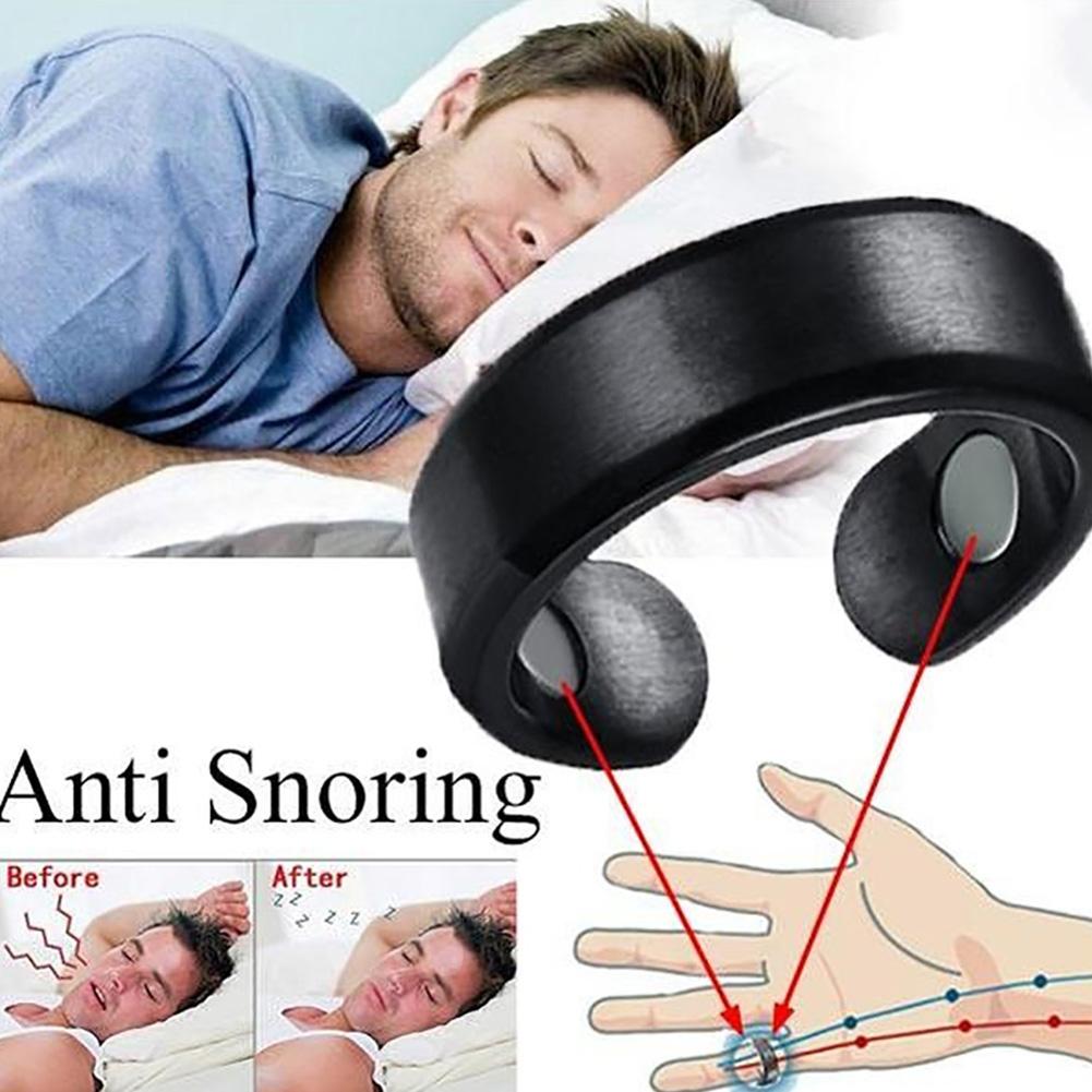 Akupressur-Ring zur Schnarchhilfe und Verbesserung des Schlafes; natürliche Wellness-Lösung.
