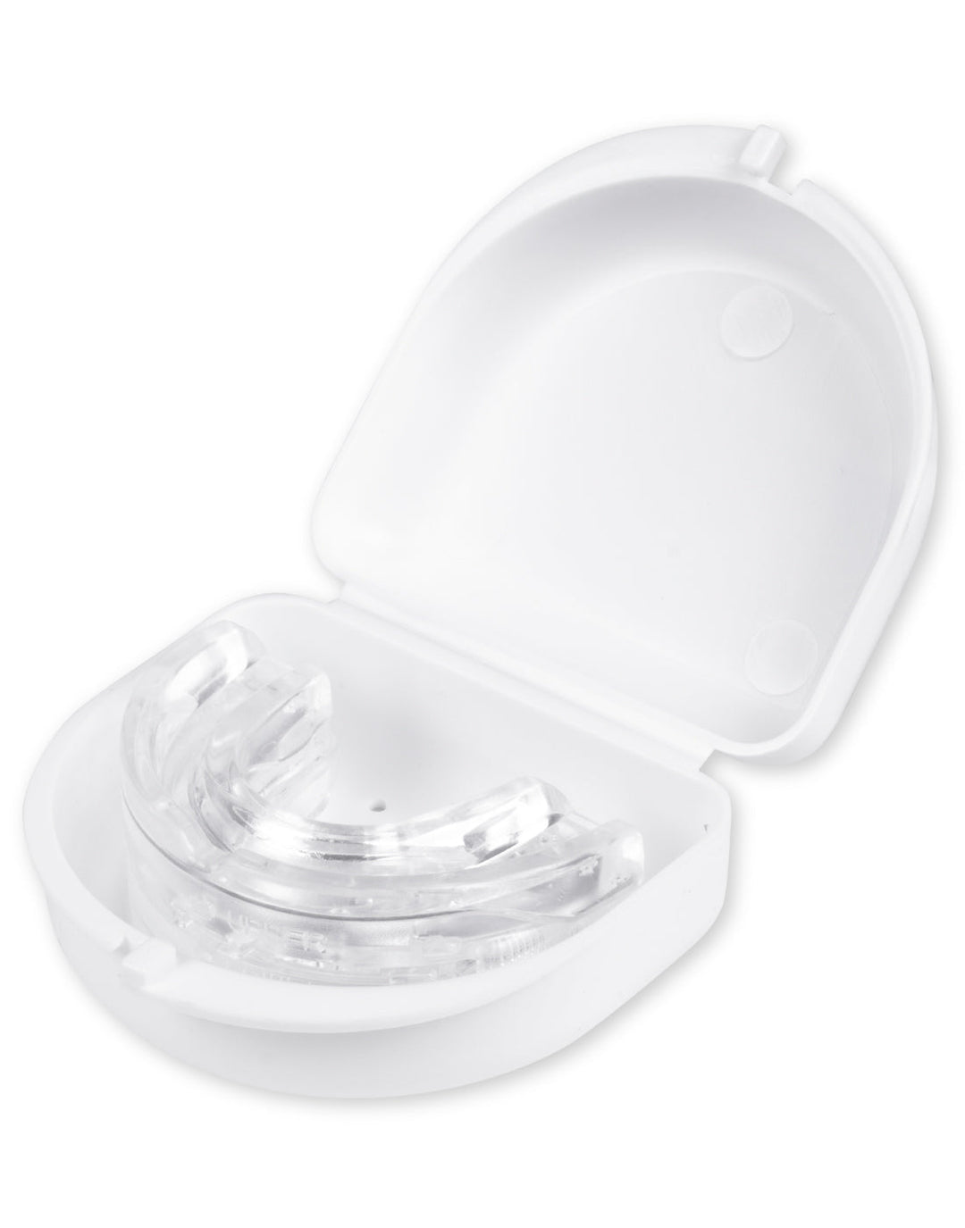 Verpackung der SilentSleep Anti-Schnarch-Schiene. Die Mundschiene ist eine effektive Schlafhilfe für erholsamen Schlaf unisex.