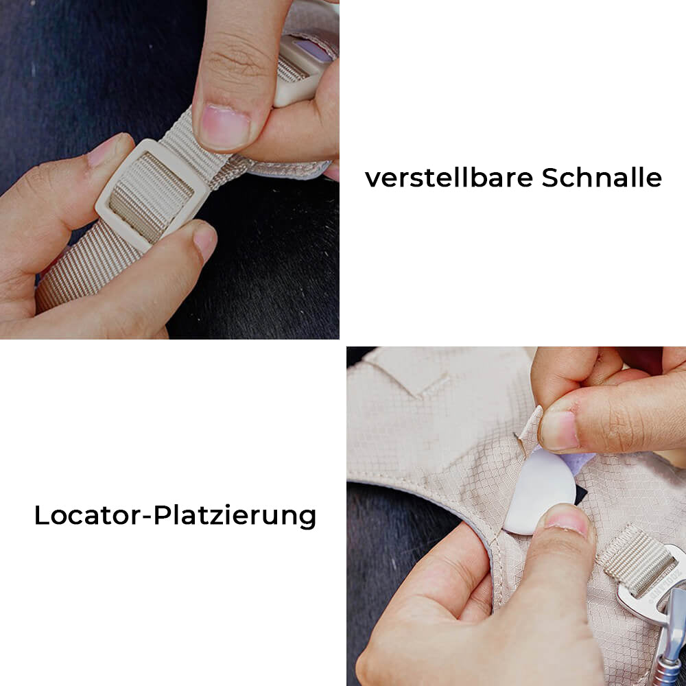 Wasserdichtes Anti-Zieh Hundegeschirr für alle Wetterlagen, mit robuster Leine.